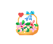 Basket with Flowers
